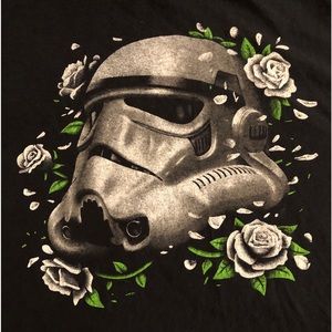 Stormtrooper White roses Star Wars Christmas 4XL shirt obi-Wan Kenobi Skywalker